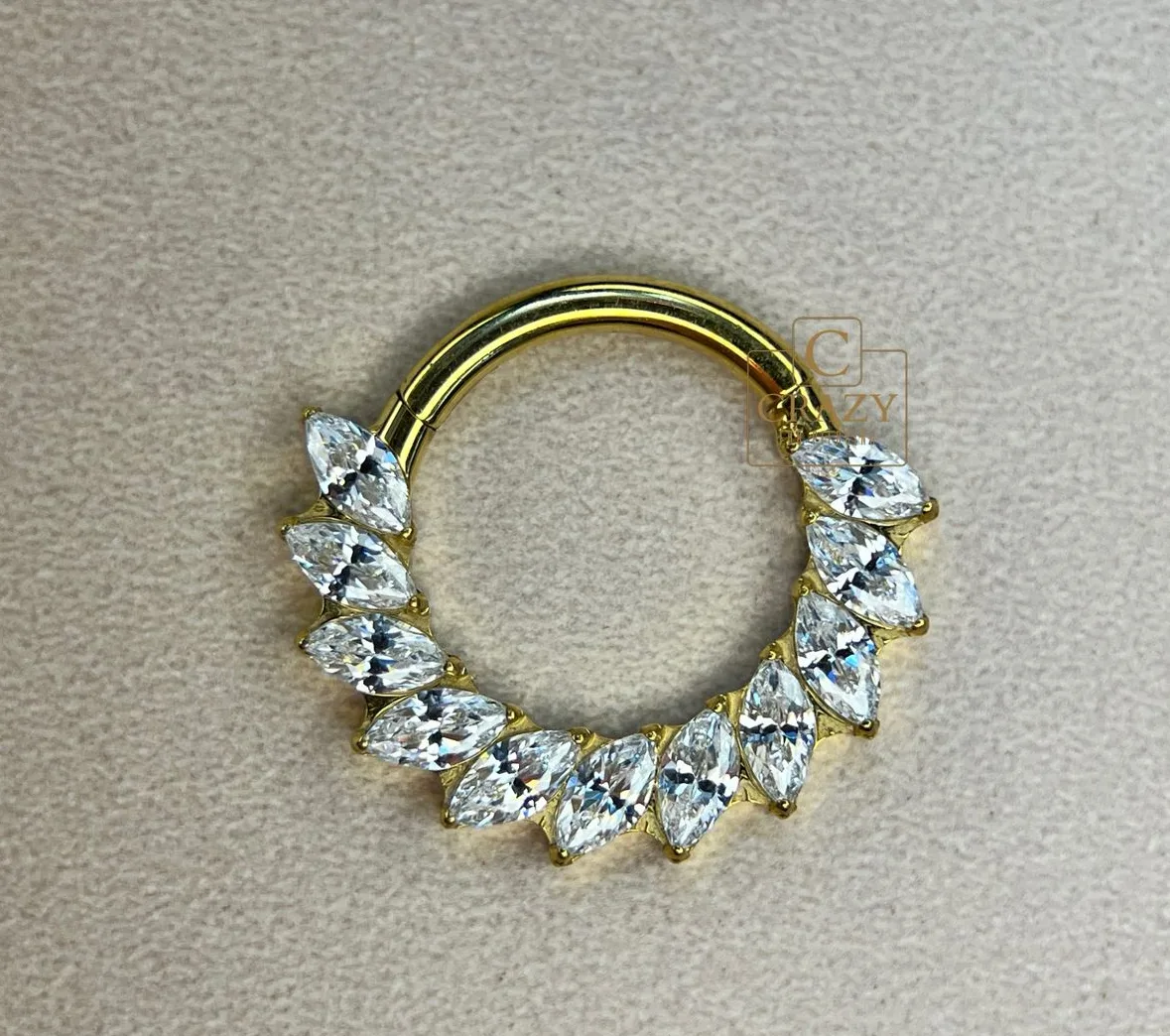 Daith em zircônia, incluso a aplicação